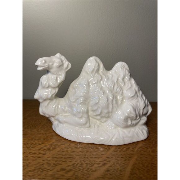 Other - Vintage Atlantic Mold‎ Lot 1 PC Nativity Camel White Ceramic